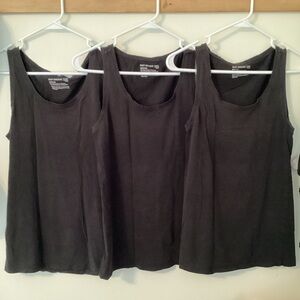 3 Pact stretch fit tanks